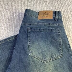 Vintage Genes Mens Slim Fit‎ Jeans Blue Denim Size 32x32 (Actual 32 x 31) NWT
